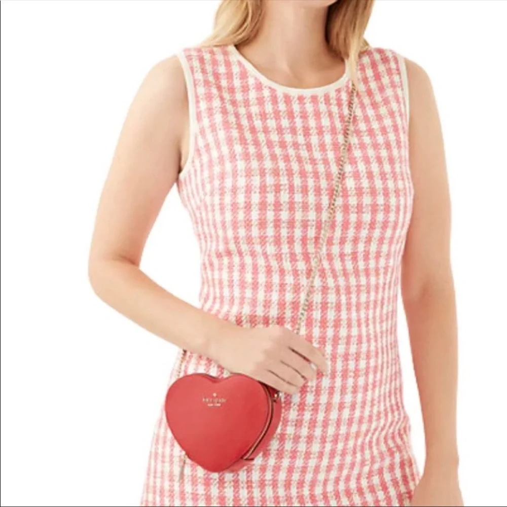 NWT KateSpade Love Shack Mini heart Crossbody Bag - Picture 9 of 12